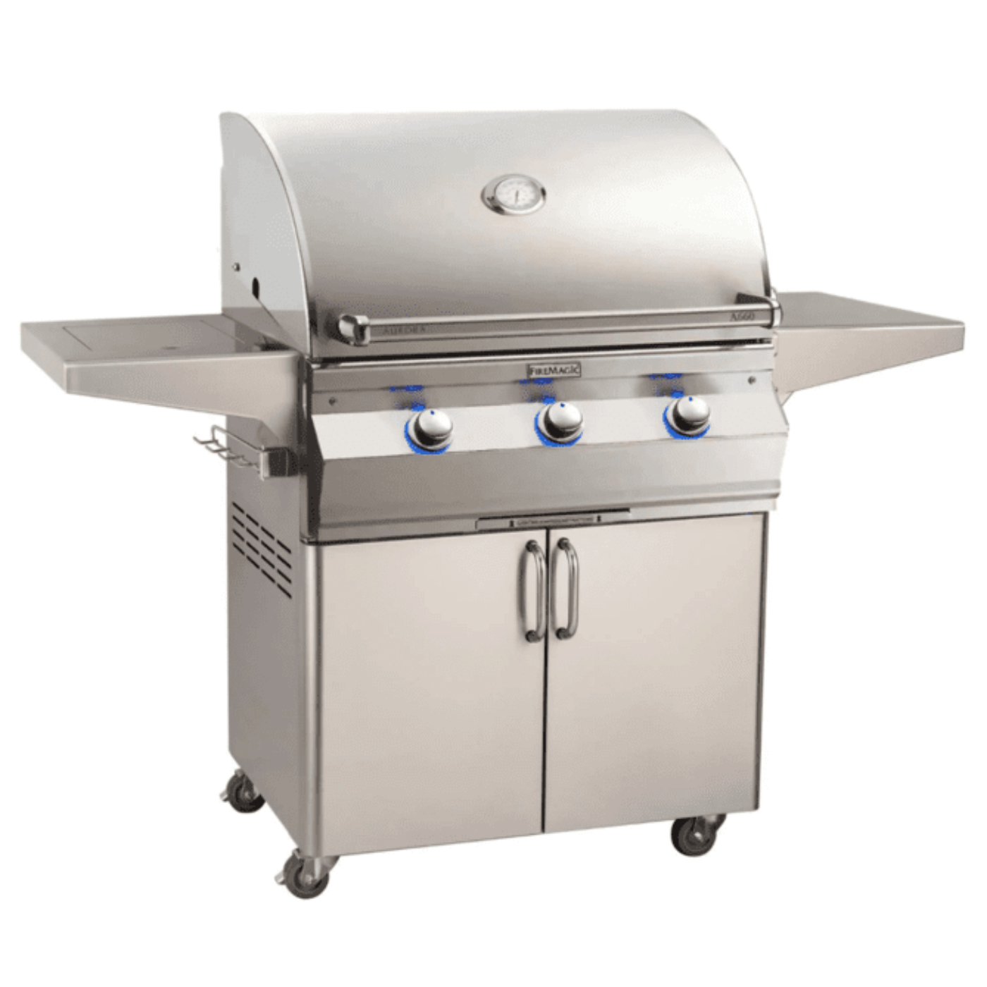 Fire Magic Aurora A660S 30-Inch Propane Gas Grill With Side Burner And Analog Thermometer - A660S-7EAP-62