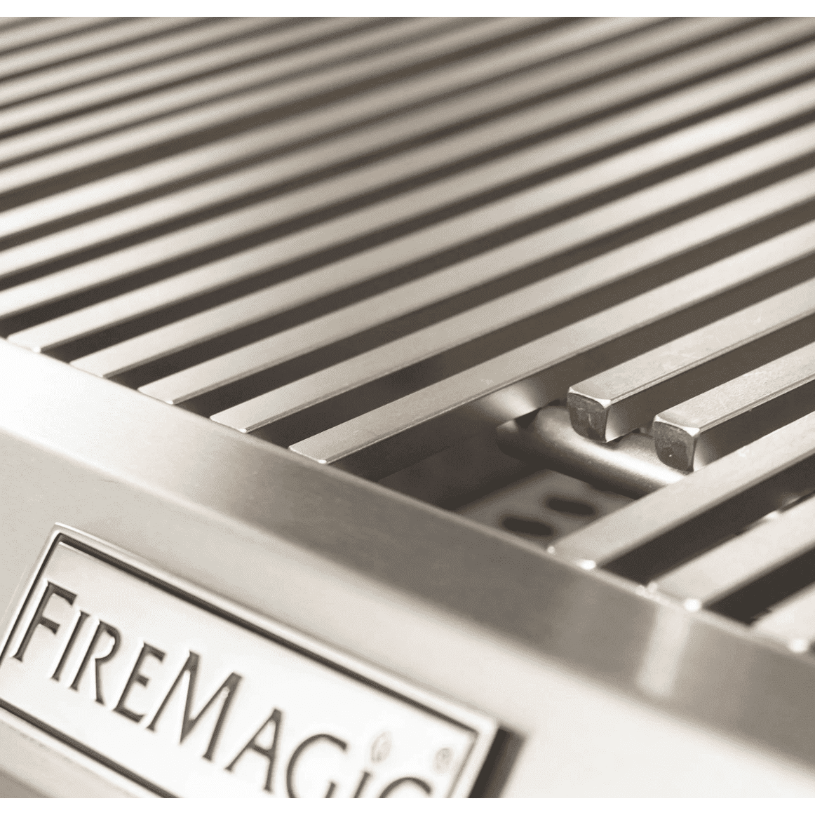 Fire Magic Choice C430S 24-Inch Propane Gas Grill With Analog Thermometer On In-Ground Post - C430S-RT1P-G6