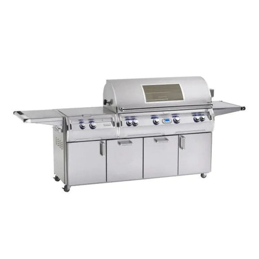 Fire Magic Echelon Diamond E1060s 48" A Series Freestanding Gas Grill With Rotisserie, Infrared Burner, Power Burner, Analog Thermometer & Magic View Window, Propane - E1060S-8LAP-51-W