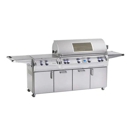 Fire Magic Echelon Diamond E1060s 48" A Series Freestanding Gas Grill With Rotisserie, Infrared Burner, Power Burner, Analog Thermometer & Magic View Window, Propane - E1060S-8LAP-51-W