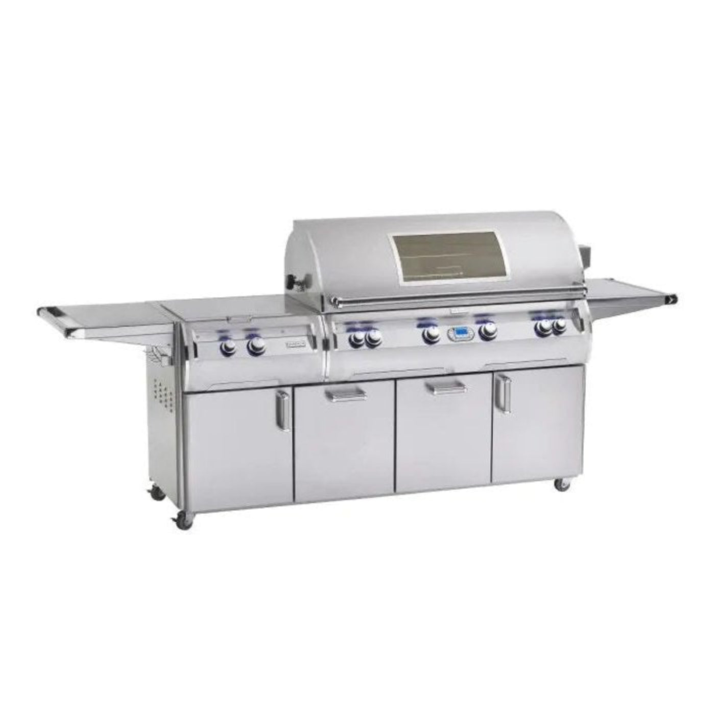 Fire Magic Echelon Diamond E1060s 48" A Series Freestanding Gas Grill With Rotisserie, Infrared Burner, Power Burner, Analog Thermometer & Magic View Window, Propane - E1060S-8LAP-51-W