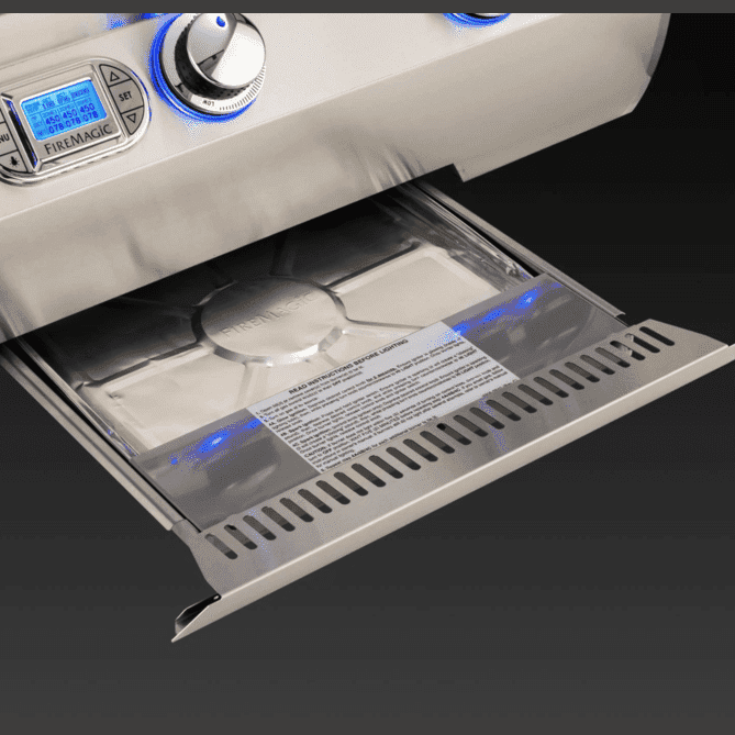 Fire Magic Echelon Diamond E1060I 48-Inch Built-In Propane Gas Grill W/ One Infrared Burner, Rotisserie, & Digital Thermometer - E1060I-8L1P