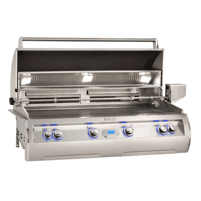 Fire Magic Echelon Diamond E1060I 48-Inch Built-In Propane Gas Grill W/ One Infrared Burner, Rotisserie, & Digital Thermometer - E1060I-8L1P