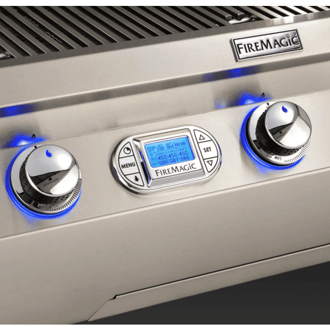 Fire Magic Echelon Diamond E1060I 48-Inch Built-In Propane Gas Grill W/ One Infrared Burner, Rotisserie, & Digital Thermometer - E1060I-8L1P