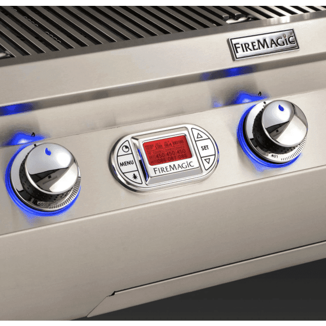 Fire Magic Echelon Diamond E1060I 48-Inch Built-In Propane Gas Grill W/ One Infrared Burner, Rotisserie, & Digital Thermometer - E1060I-8L1P