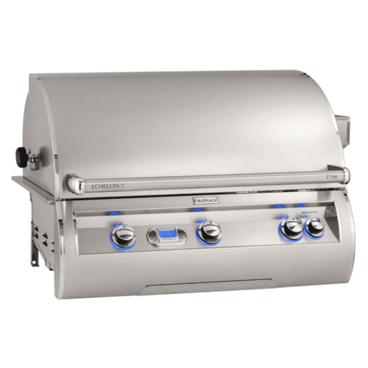 Fire Magic Echelon Diamond E790I 36-Inch Built-In Natural Gas Grill With Rotisserie And Digital Thermometer - E790I-8E1N