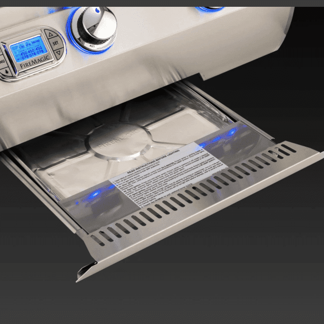 Fire Magic Echelon Diamond E790I 36-Inch Built-In Propane Gas Grill With Rotisserie And Digital Thermometer - E790I-8E1P
