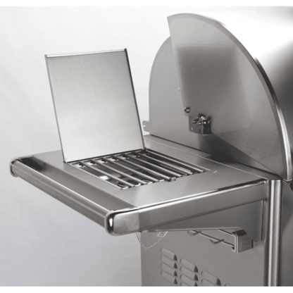 Fire Magic Echelon Diamond E790S 36-Inch Natural Gas Grill W/ Side Burner, One Infrared Burner, Magic View Window, Rotisserie, & Digital Thermometer - E790S-8L1N-62-W