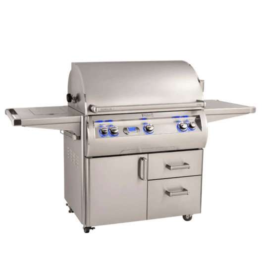 Fire Magic Echelon Diamond E790S 36-Inch Natural Gas Grill W/ Side Burner, One Infrared Burner, Rotisserie, & Digital Thermometer - E790S-8L1N-62