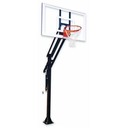 First Team Attack In Ground Adjustable Basketball Goal - Attack II