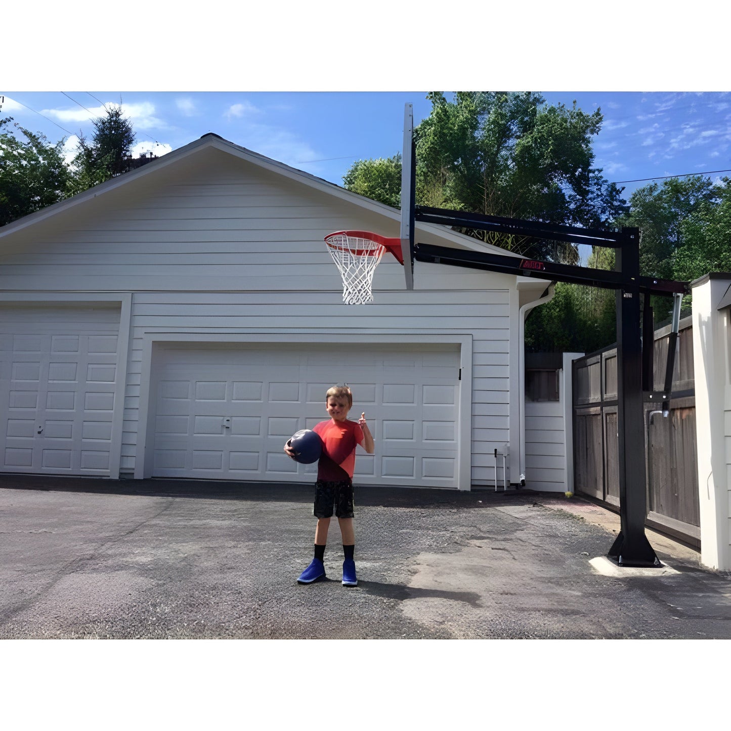 First Team Force In-Ground Adjustable Basketball Goal - Force IIIc