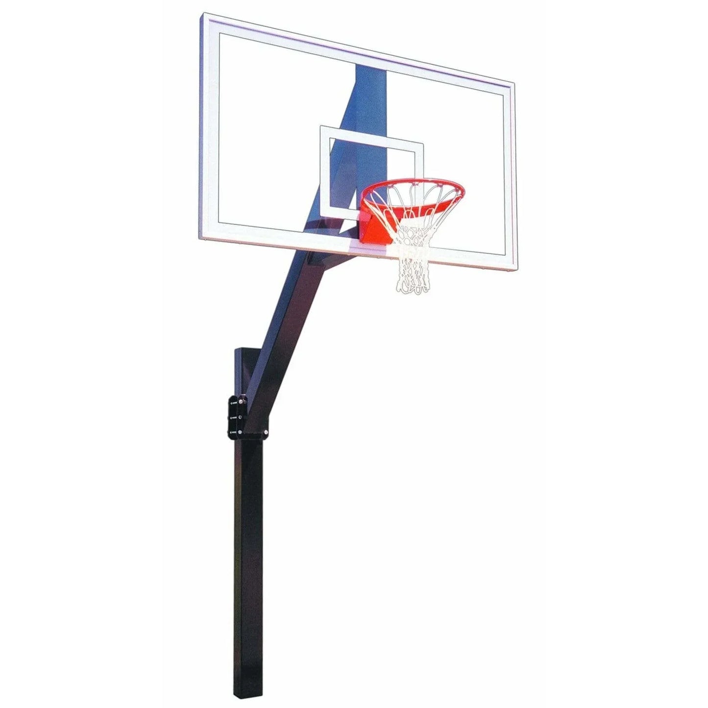First Team Legend Fixed Height In-Ground Basketball Goal - Legend Supreme