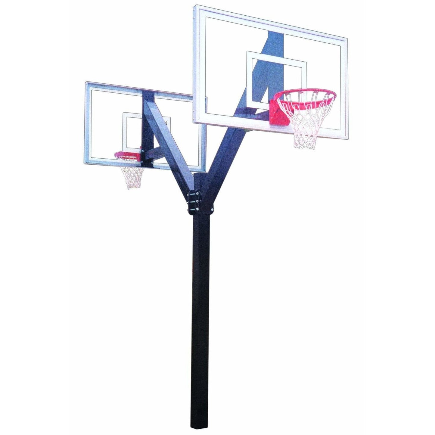 First Team Legend Jr. Fixed Height In-Ground Basketball Goal – Legend Jr. III
