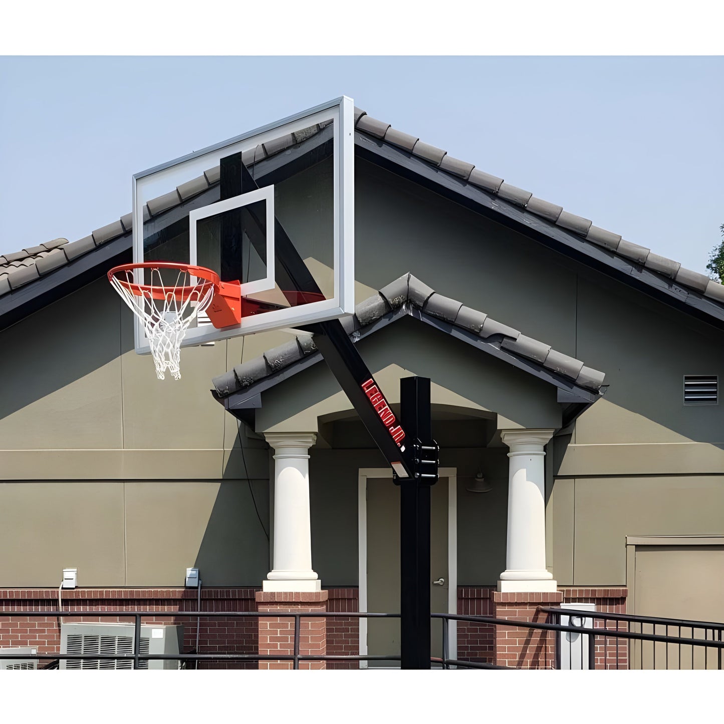 First Team Legend Jr. Fixed Height In-Ground Basketball Goal – Legend Jr. III