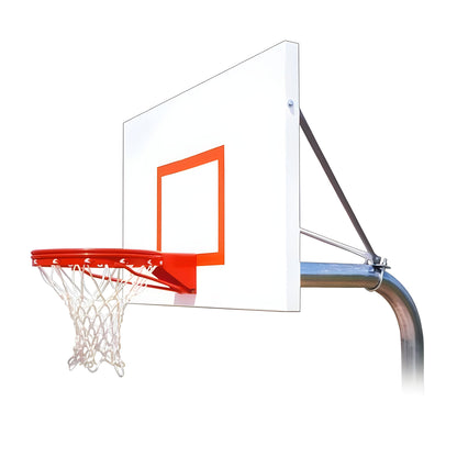 First Team RuffNeck Fixed Height In-Ground Basketball Goal - RuffNeck Extreme