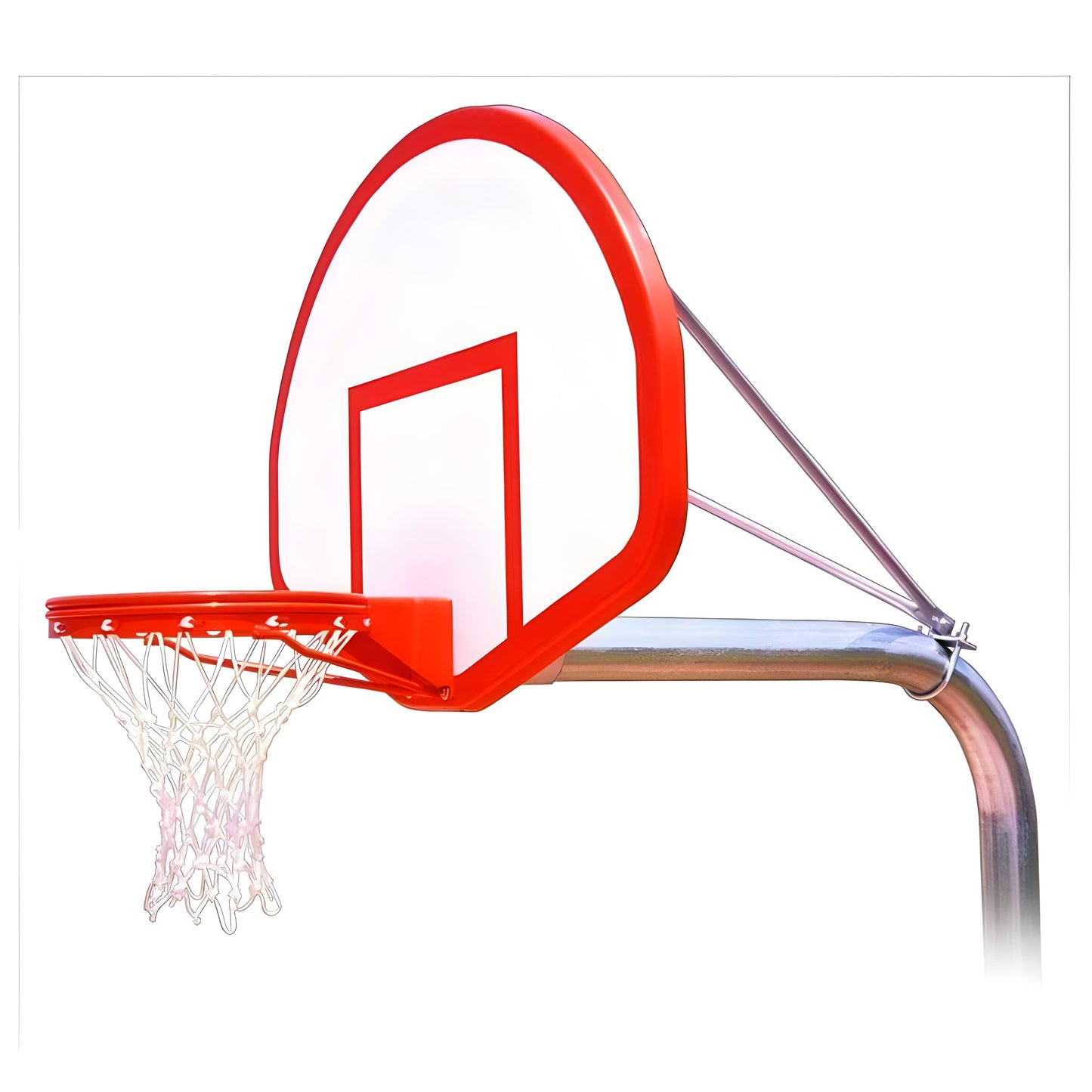 First Team RuffNeck Fixed Height In-Ground Basketball Goal - RuffNeck Extreme