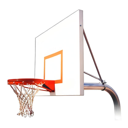 First Team RuffNeck Fixed Height In-Ground Basketball Goal - RuffNeck Extreme