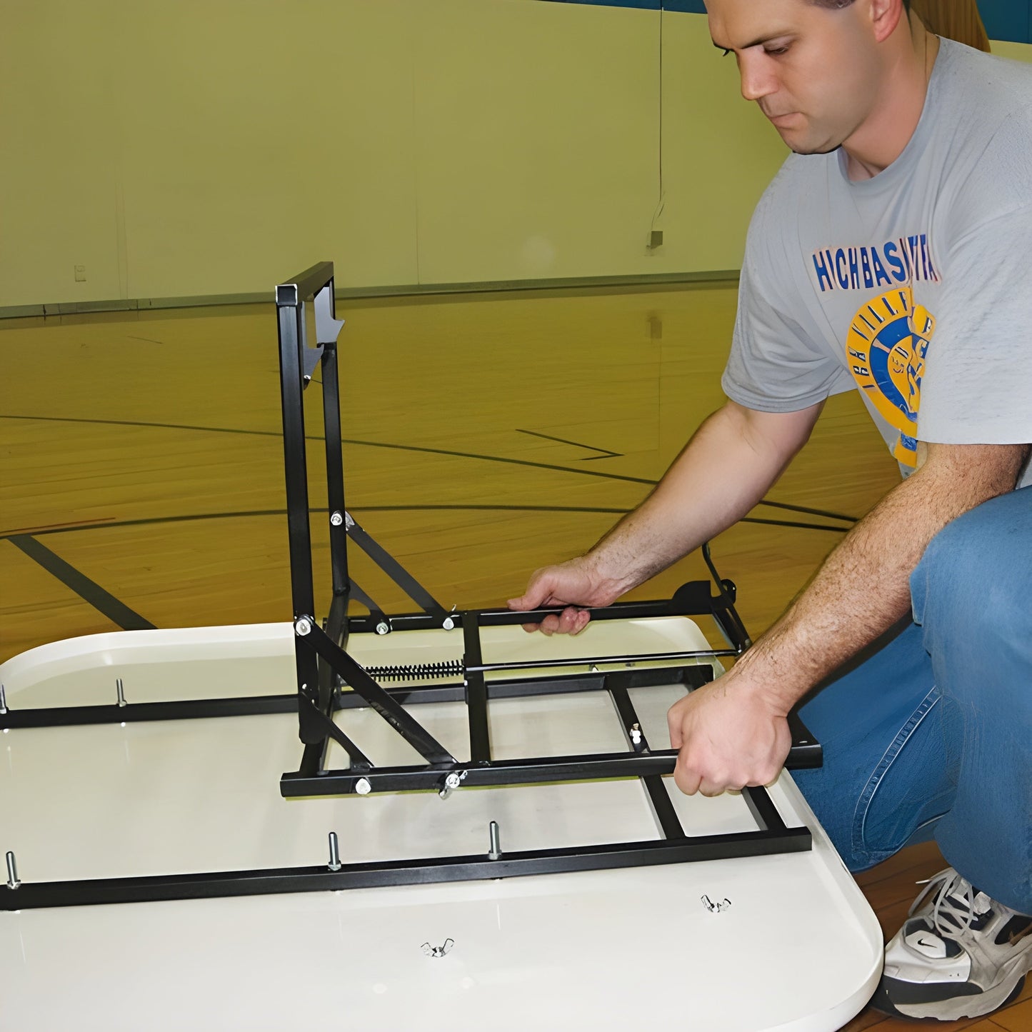 First Team Six-Shooter Youth Basketball Hang-On Hoop Attachment - Six-Shooter