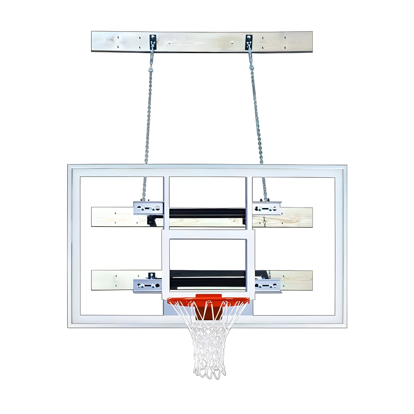 First Team Wall Mount Basketball Goal - SuperMount23 Victory