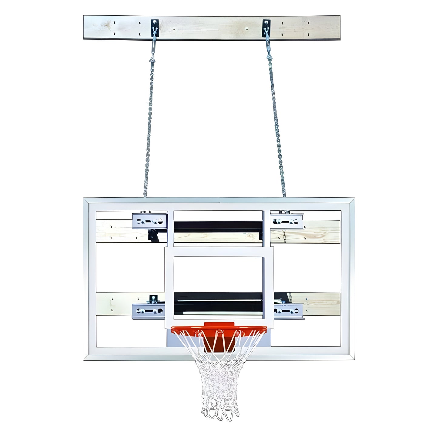 First Team Wall Mount Basketball Goal - SuperMount23 Victory