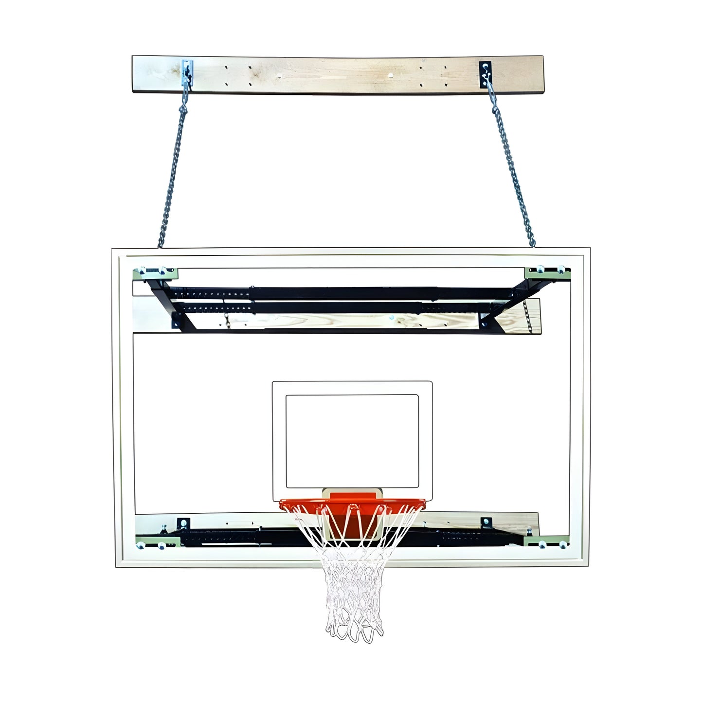 First Team Wall Mount Basketball Goal - SuperMount68 Victory