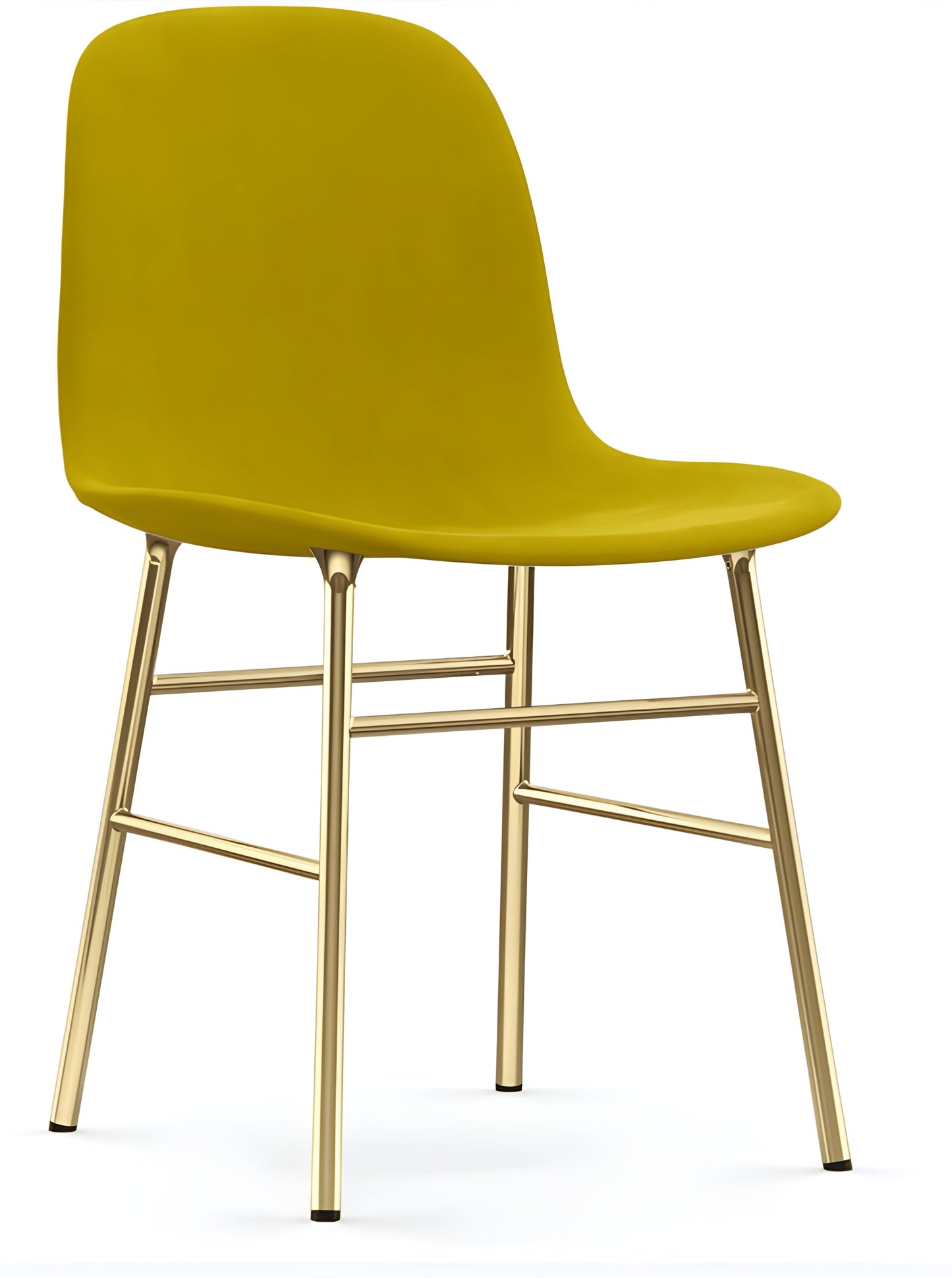 Normann Copenhagen Form Chair Fully Upholstered - Brass - Set of 2 - 1400911
