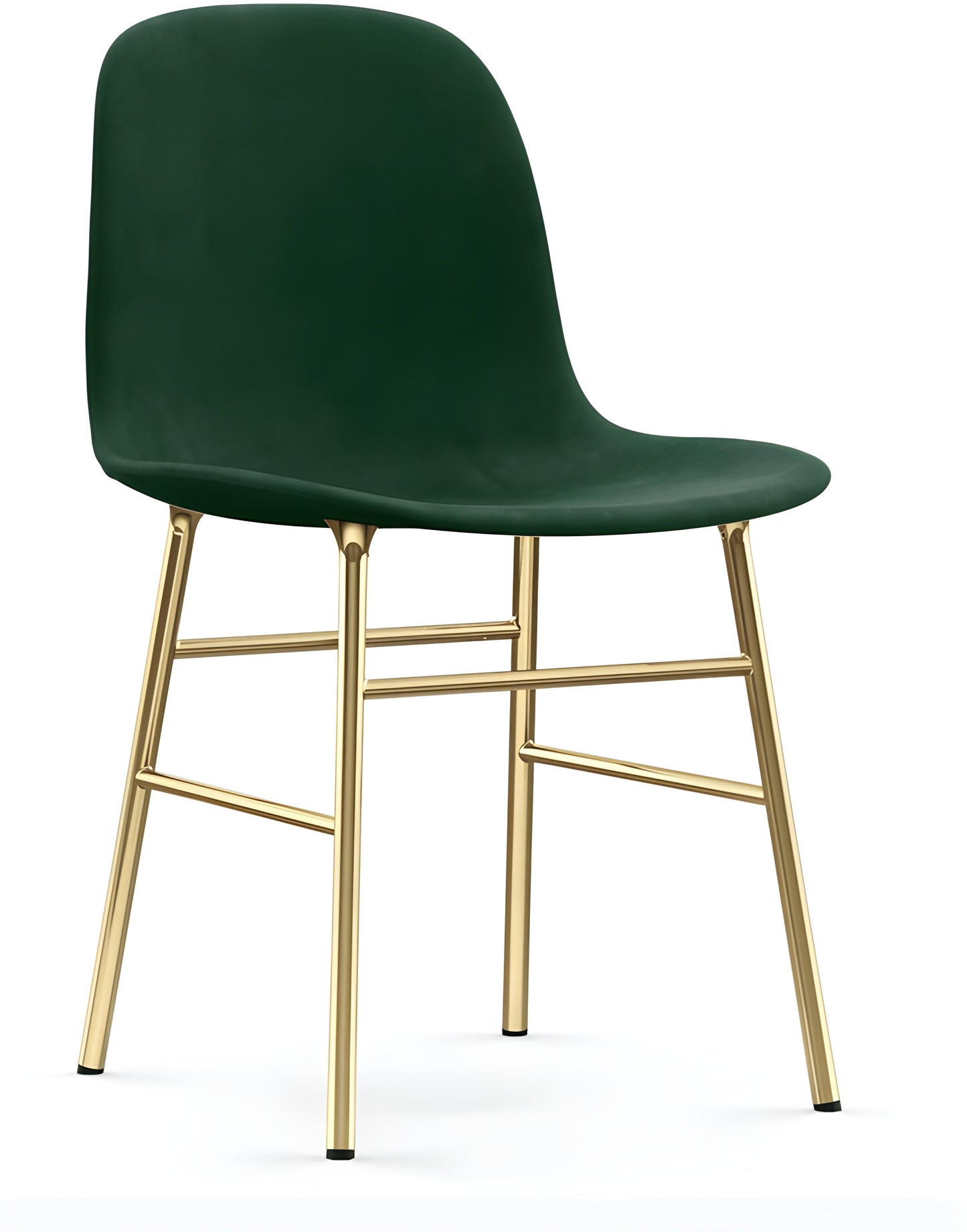 Normann Copenhagen Form Chair Fully Upholstered - Brass - Set of 2 - 1400911