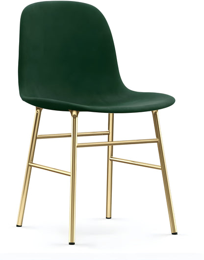 Normann Copenhagen Form Chair Fully Upholstered - Brass - Set of 2 - 1400911