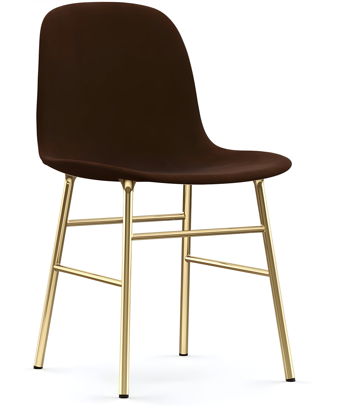 Normann Copenhagen Form Chair Fully Upholstered - Brass - Set of 2 - 1400911