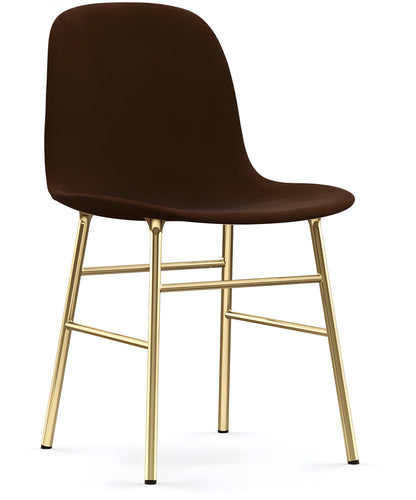 Normann Copenhagen Form Chair Fully Upholstered - Brass - Set of 2 - 1400911