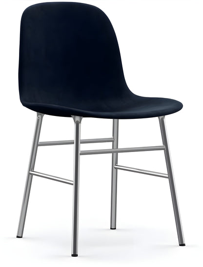 Normann Copenhagen Form Chair Fully Upholstered - Chrome - Set of 2 - 1350256
