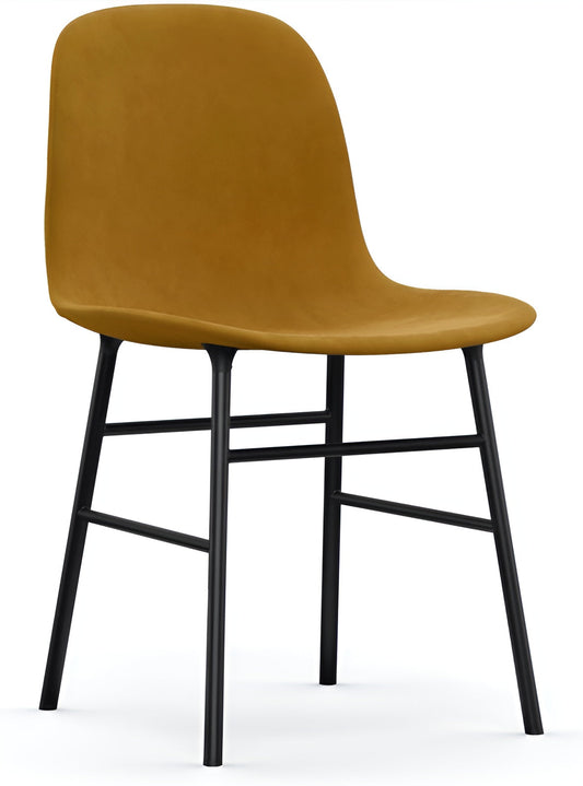 Normann Copenhagen Form Chair Fully Upholstered - Lacquered Steel - Set of 2 - 1350250