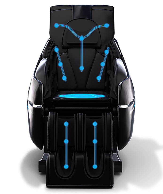Medical Breakthrough 5 Version 3.0 True 4D Deep Tissue Massage System™ The Medical Breakthrough 5 is engineered to help fix your posture, reduce pain throughout your entire body, and help you fall asleep. Medical Breakthrough has always strived to bring massage chairs and medical science together, and this chair is no exception.  The chair features Medical Breakthrough's Zero Gravity Sleep System™, which will assist you in finding the optimal position for your maximum comfort.