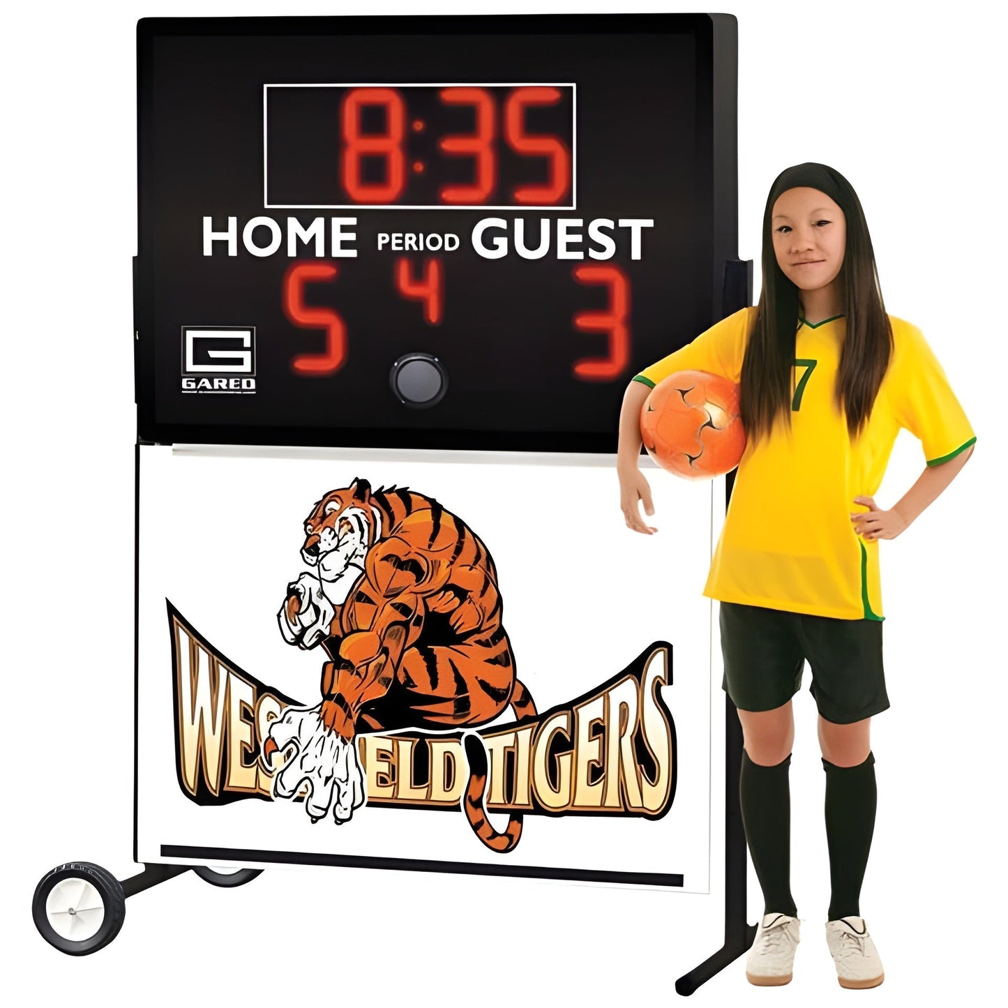 Gared Sports Alphatec 78” x 52” Portable Scoreboard - GS-MS3