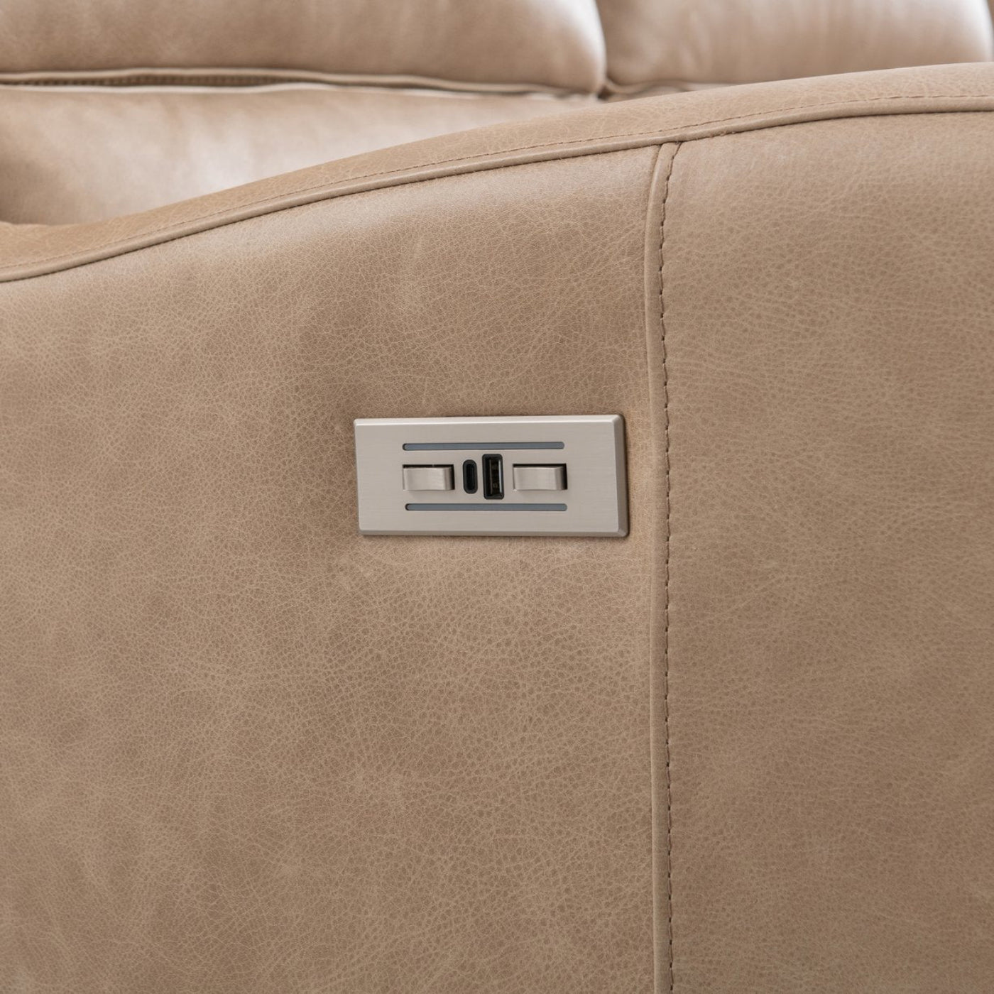 Modway Furniture Ventura Power Motion Sofa - Modern Comfort with Bustle Back Design, Swooping Arms & Deep Cushions