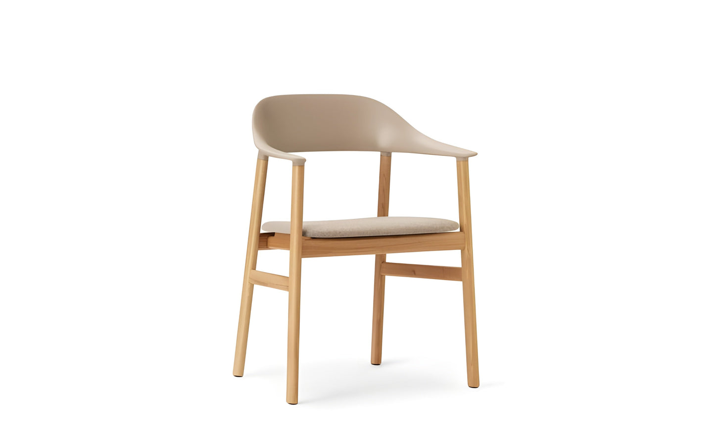 Normann Copenhagen Herit Armchair- Oak - Upholstered Seat Set of 2 - 1401038