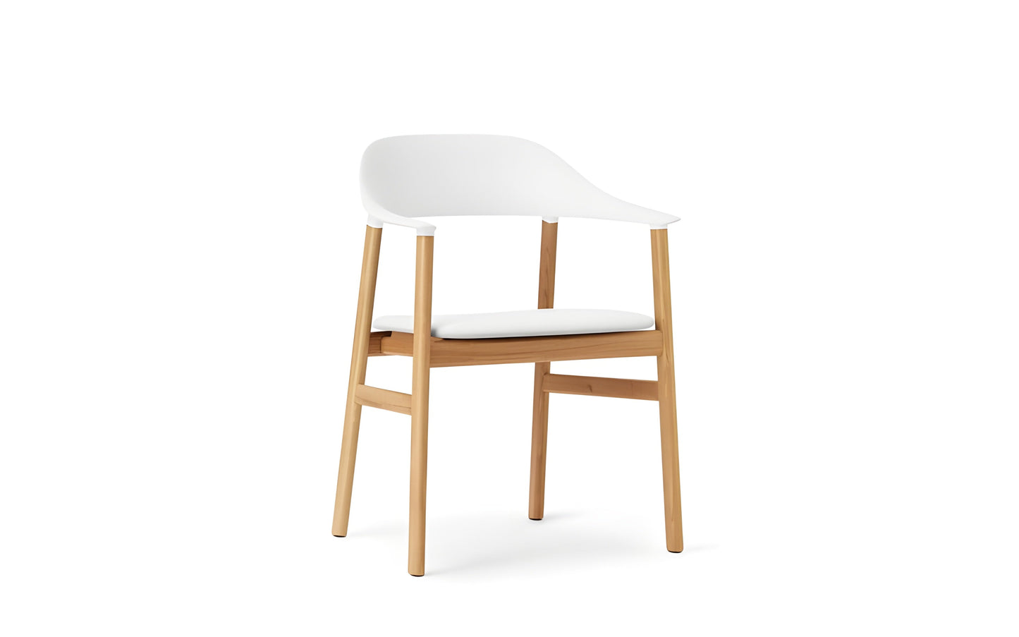 Normann Copenhagen Herit Armchair- Oak - Upholstered Seat Set of 2 - 1401038
