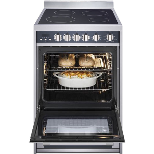 Magic Chef - 24 inch Electric Freestanding Range, Convection Oven - MCSRE24S