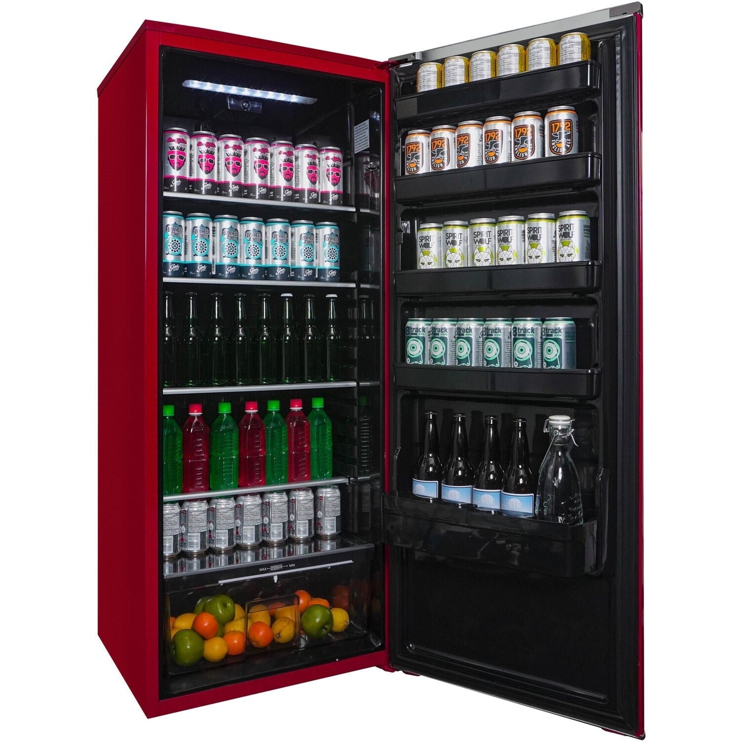 Danby - 11 CuFt. All Refrigerator, All Black Interior, See-Through Crisper | DAR110A3LDB