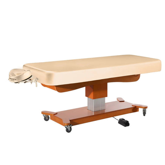 Master Massage Maxking Comfort Electric Lift Massage Bed - Cream D23123