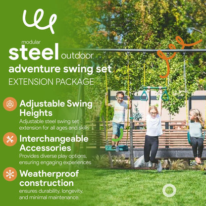 gobaplay 8' Ultimate Adventure Kids Swing Set Frame Extension (Open Box) - 414959
