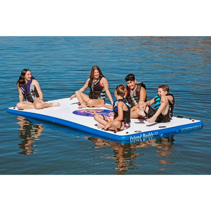 Island Hopper Island Buddy 12 foot Inflatable Water Platform & Dock - IH-BUDDY-12