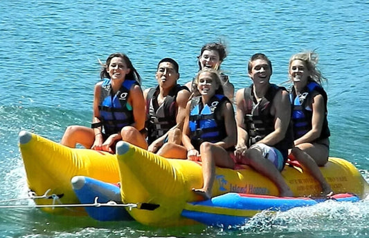Island Hopper Elite Class Commercial Banana Boat 6 Passenger Side-by-Side -PVC-6-SBS + MAGICAIR Battery