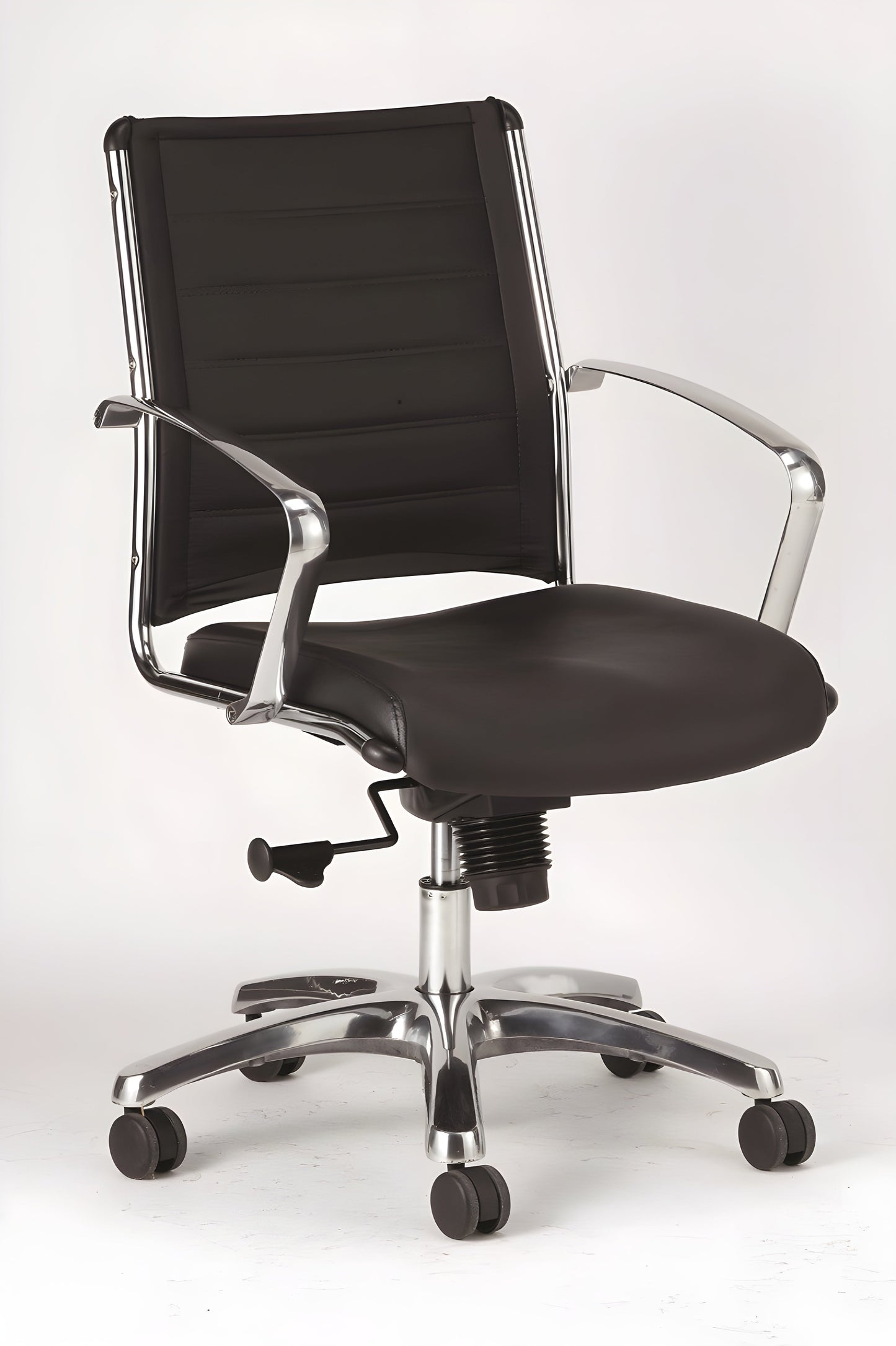 EuroTech Europa Leather Mid-Back Chair - EUR-LE822