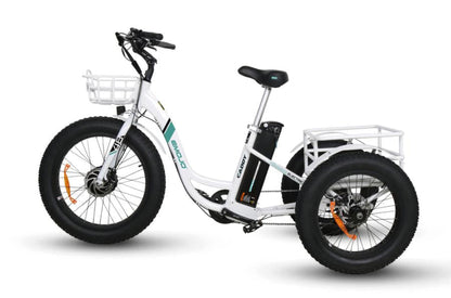 Emojo Caddy Tricycle 48V Lithium-Ion Battery 500W Motor Disc Brakes