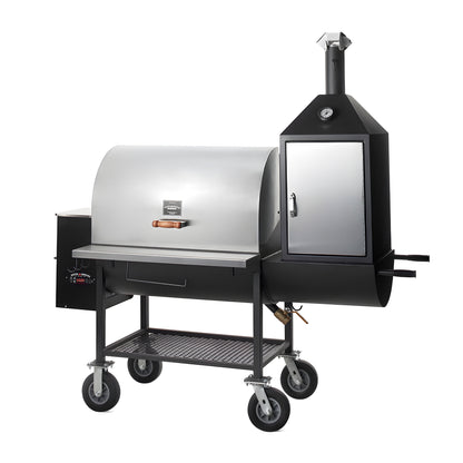 Pitts & Spitts Maverick 2000 Pellet Grill w/ Upright Smoke Box - P- MAV