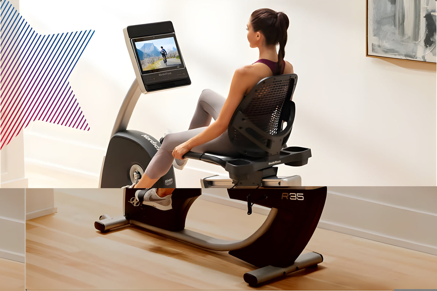 NordicTrack Commercial R35 Recumbent Exercise Bike - NTEX14921