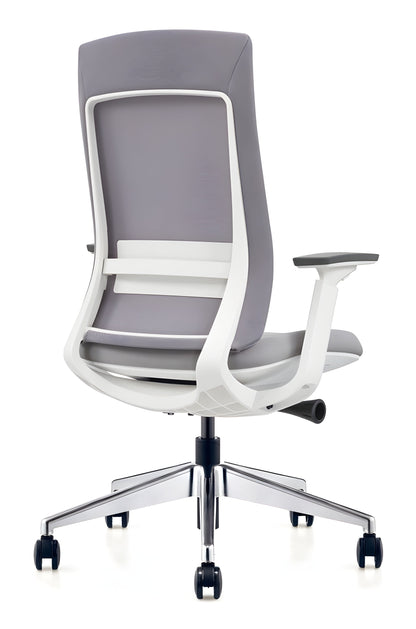 EuroTech Elevate Executive Task Chair White Frame - EUR-ELV2-WHT