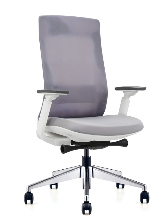 EuroTech Elevate Executive Task Chair White Frame - EUR-ELV2-WHT
