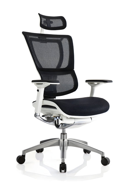 EuroTech iOO Executive Mesh Synchro-Tilt Back Chair - EUR-iOO-WHT
